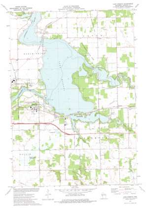 Lake Wissota USGS topographic map 44091h3