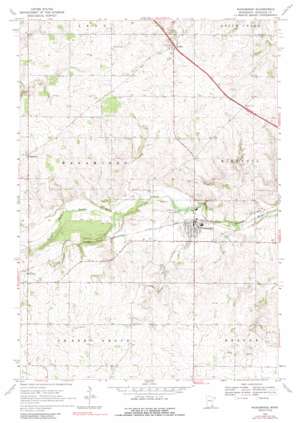 Wanamingo topo map