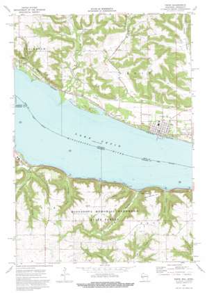 Pepin USGS topographic map 44092d2