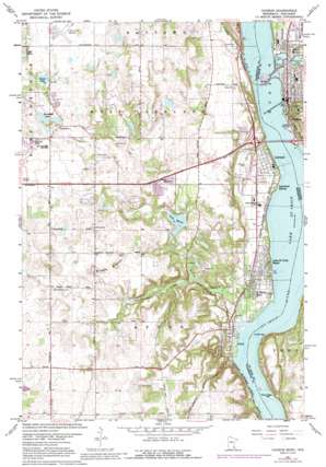 Hudson USGS topographic map 44092h7