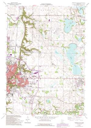 Mankato East USGS topographic map 44093b8