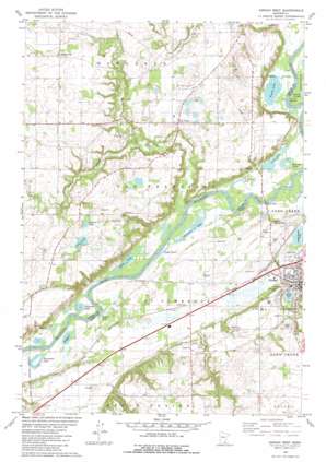 Jordan West USGS topographic map 44093f6