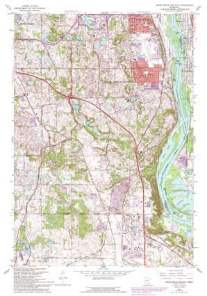 Inver Grove Heights USGS topographic map 44093g1