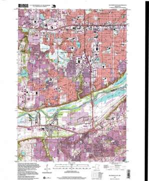 Bloomington USGS topographic map 44093g3
