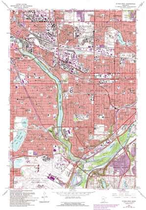 Saint Paul West USGS topographic map 44093h2