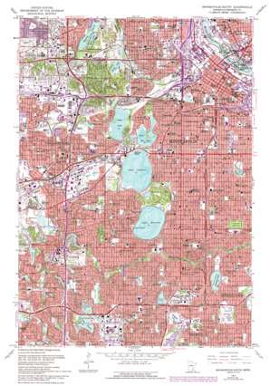 Minneapolis South USGS topographic map 44093h3