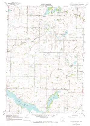 Lake Hanska East USGS topographic map 44094b5