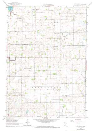 Bernadotte USGS topographic map 44094d3