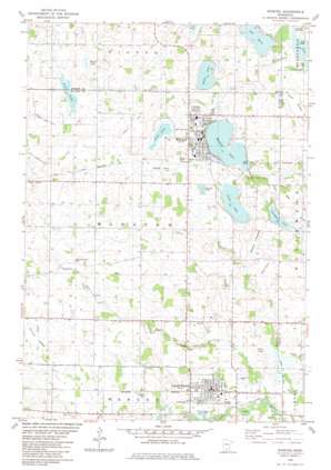 Winsted topo map