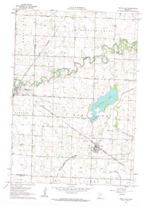 Wood Lake USGS topographic map 44095f5