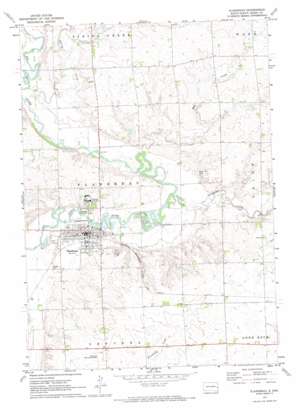 Flandreau USGS topographic map 44096a5