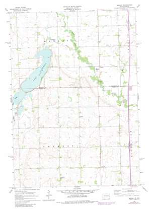 Medary USGS topographic map 44096b7