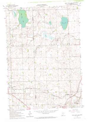 Dead Coon Lake topo map
