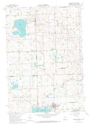 Hendricks USGS topographic map 44096e4