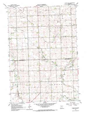 Dawson SW USGS topographic map 44096g2
