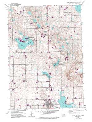 Clear Lake North topo map