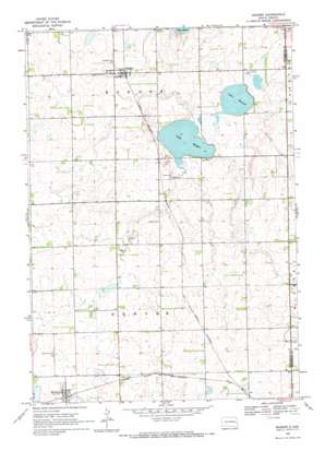 Badger USGS topographic map 44097d2