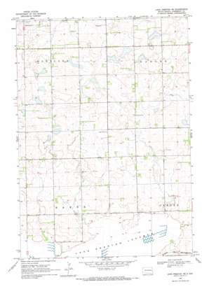Lake Preston Ne USGS topographic map 44097d3