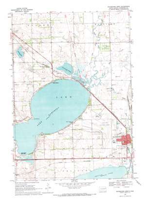 Watertown West topo map