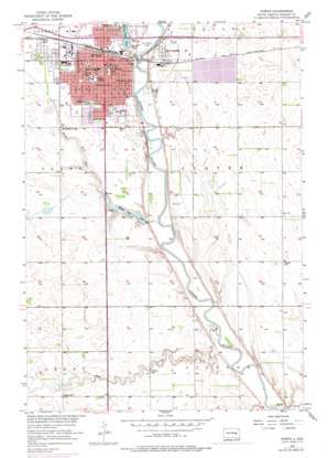 Huron USGS topographic map 44098c2