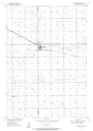 Wessington USGS topographic map 44098d6