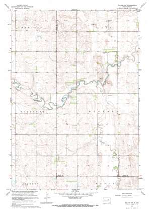 Tulare Nw topo map
