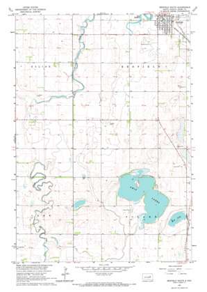 Redfield South topo map