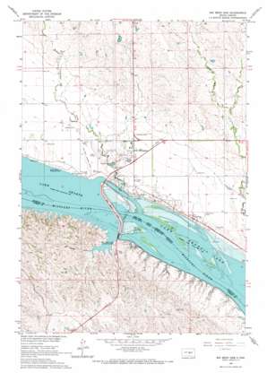 Big Bend Dam USGS topographic map 44099a4