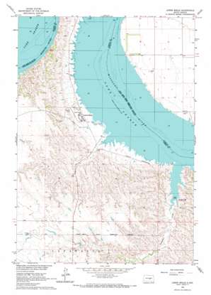 Lower Brule USGS topographic map 44099a5