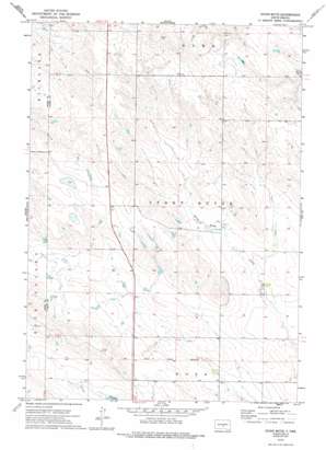 Stony Butte USGS topographic map 44100a3