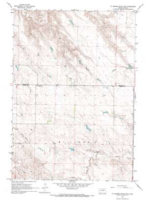 Fort George Butte NW USGS topographic map 44100b2