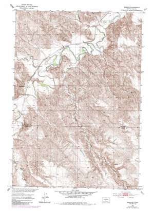 Wendte USGS topographic map 44100b6