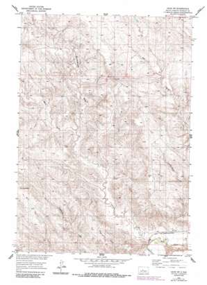 Oahe SW USGS topographic map 44100c6