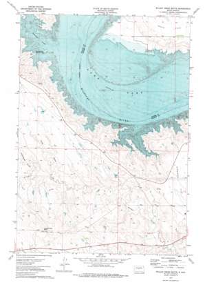 Willow Creek Butte USGS topographic map 44100d5