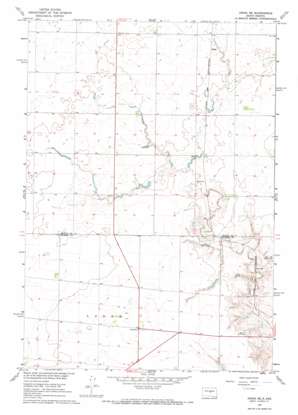 Onida USGS topographic map 44100e1