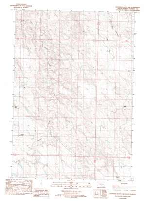 Standing Butte Sw topo map