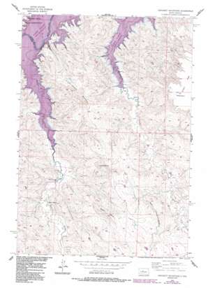 Crokett Mountains USGS topographic map 44100f8