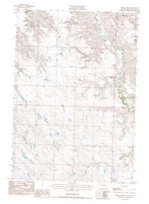 Middle Draw topo map