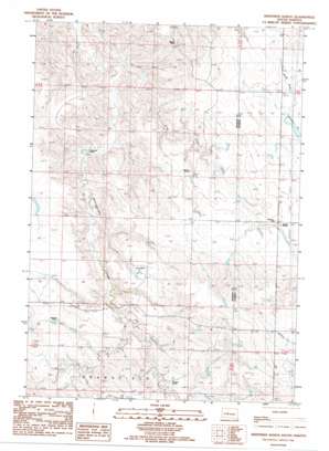 Whiteman Ranch topo map