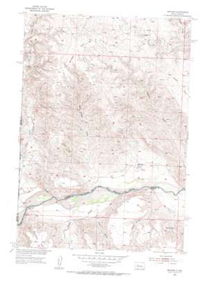 Bridger USGS topographic map 44101e8