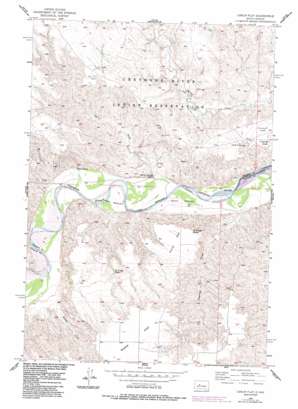 Carlin Flat topo map