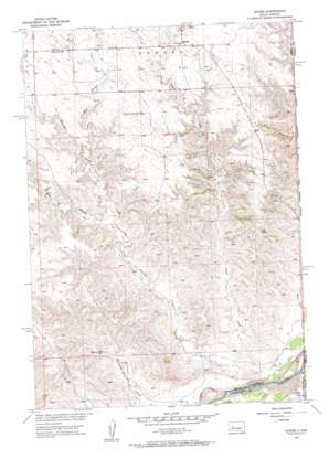 Howes topo map