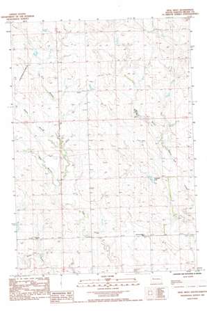 Opal West topo map