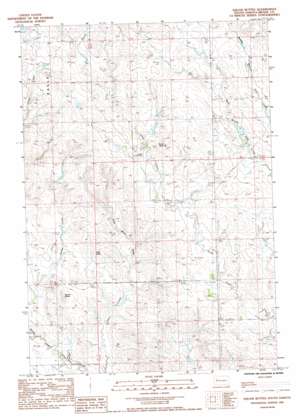 Squaw Buttes USGS topographic map 44102h6