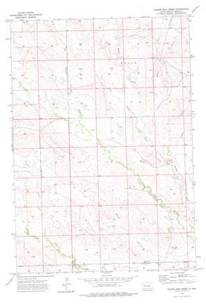 Frozen Man Creek USGS topographic map 44102h7