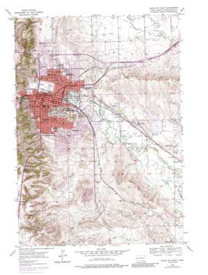 Rapid City East USGS topographic map 44103a2