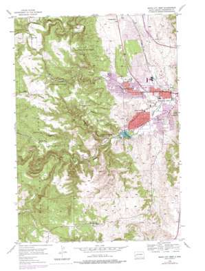 Rapid City West USGS topographic map 44103a3
