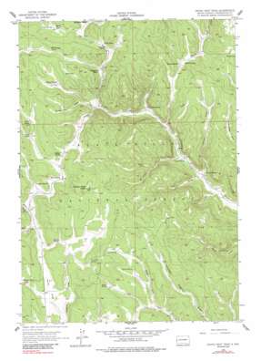 Crows Nest Peak USGS topographic map 44103a8