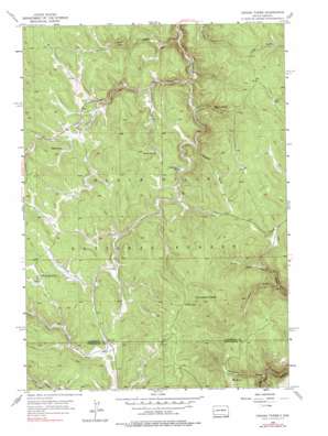 Crooks Tower topo map