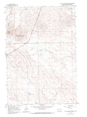 Two Top Butte East topo map